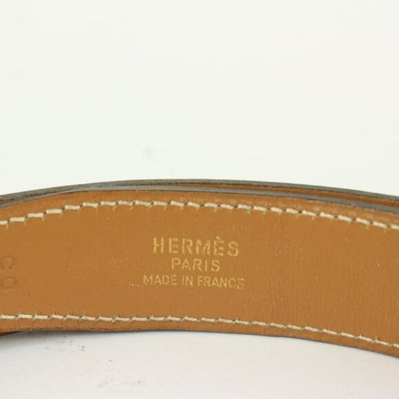 Hermès Black x Brown 24mm Reversible H Logo Belt main image 5